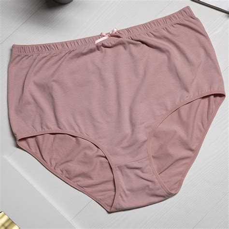Růžové Dámské Bavlněné Kalhotky Plus Size Spodní Prádlo Růžová Royal Fashioncz Online