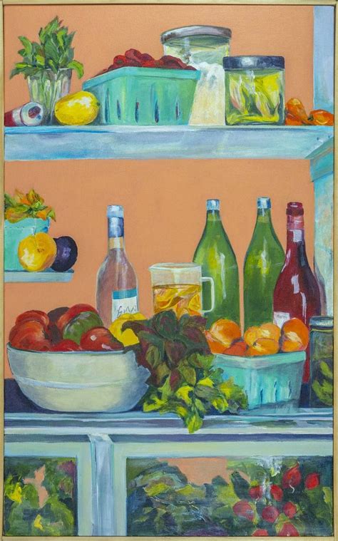 A Healthy Fridge Painting In 2021 Art Painting Canvas Art