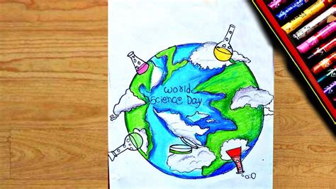 National Science Day Drawing National Science Day Poster Drawings Idea