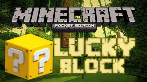Minecraft Pe Lucky Block Mod Youtube