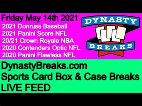 What are the different kinds of sports card breaks? DYNASTY BREAKS - Sports Card Box and Case Group Breaks ...