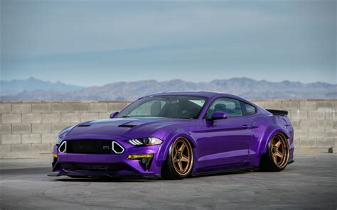 2018 Purple Mustang