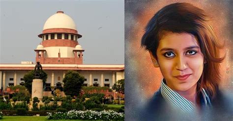 Supreme Court Quashes Fir Lodged Against Malayalam Actress Priya Varrier For Wink Scene In The