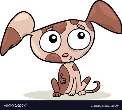 Cute Puppy Royalty Free Vector Image Vectorstock