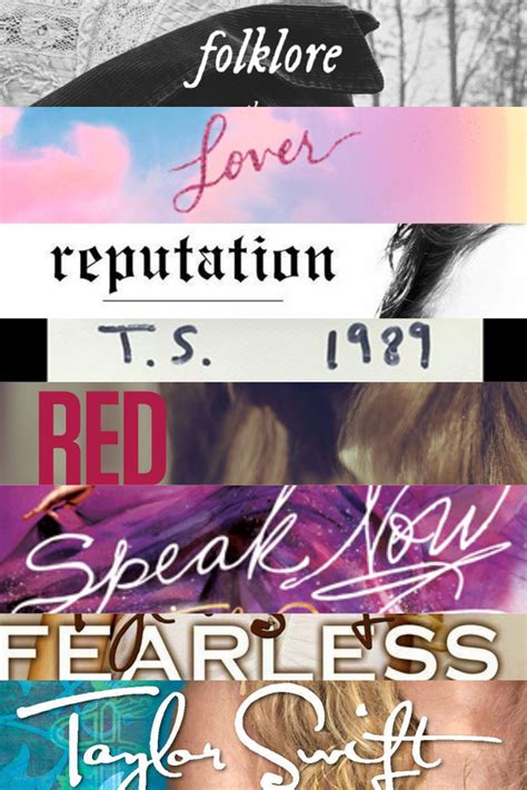 Taylor Swift Album Covers In Order Vareat