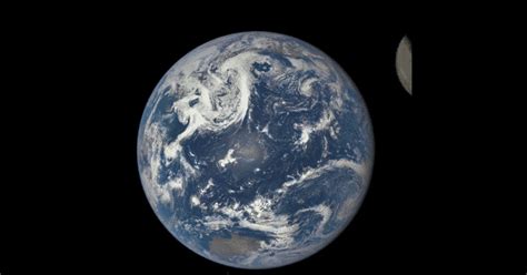 Dscovr Views The Moon Crossing Earth The Planetary Society