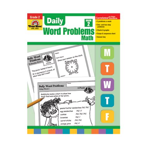 DAILY WORD PROBLEMS GRADE 2 | Daily word problems, Word problems, Math ...