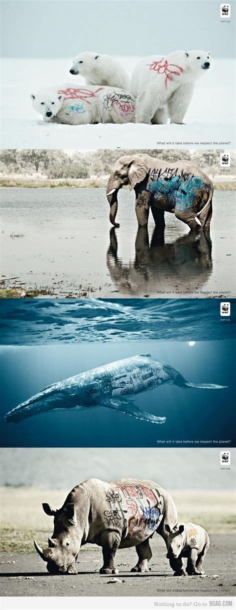 Nice Creative Wwf Ad What Will It Take Before We Respect The Planet