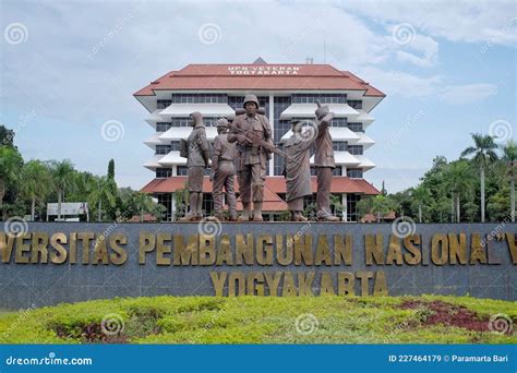 The Facade Of The Yogyakarta Veterans National Development University