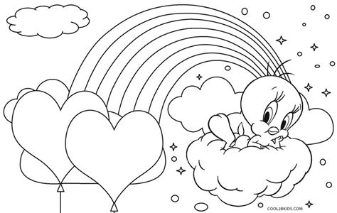 Rainbow bird and rainbow fairy). Free Printable Rainbow Coloring Pages For Kids