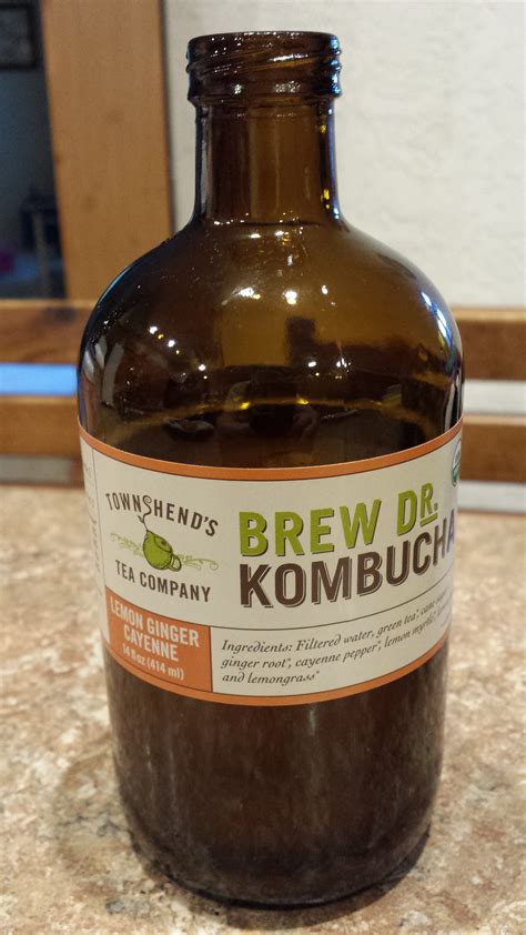 Lemon Ginger Cayenne, Brew Dr. Kombucha from Townshend's ...