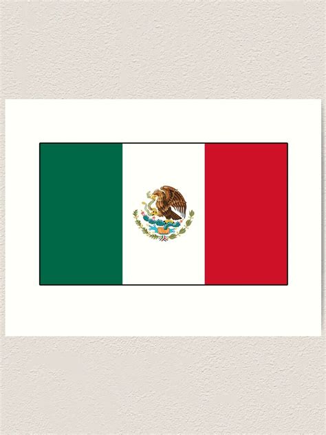 Printable Small Mexican Flag