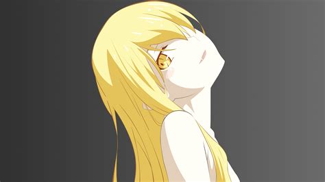 Anime Anime Girls Oshino Shinobu Long Hair Blonde