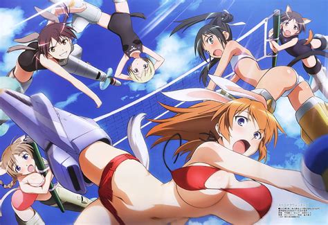 Strike Witches Anime Air Strike Withes Sky Bikini HD Wallpaper Peakpx