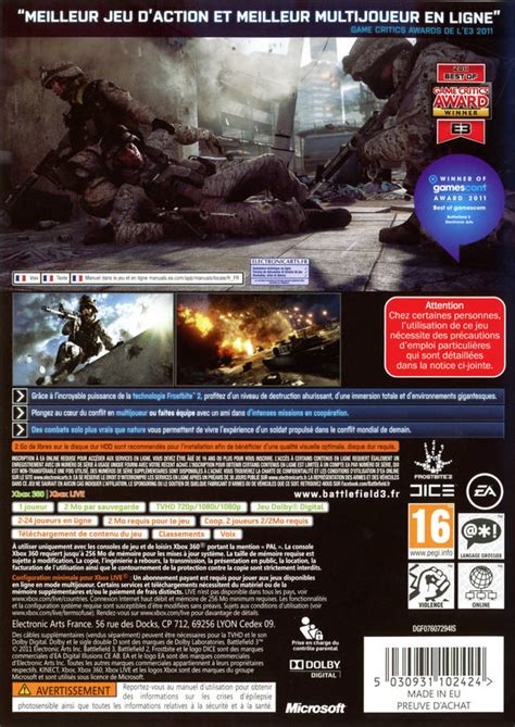 Battlefield 3 Box Shot For Pc Gamefaqs
