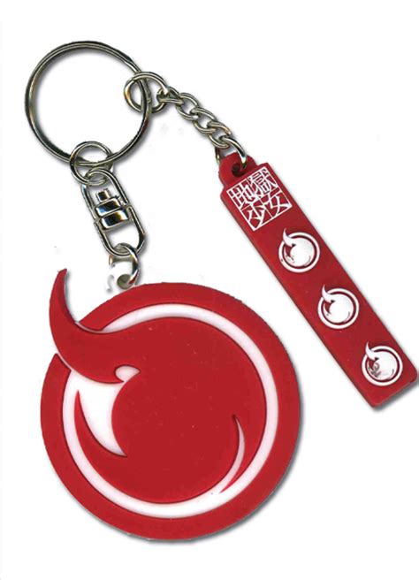 Hell Girl Fire Symbol Pvc Keychain
