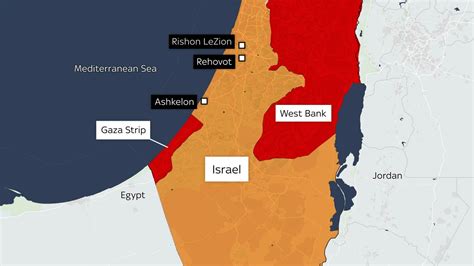 Israel Hamas War The Latest Conflict In Maps World News Sky News