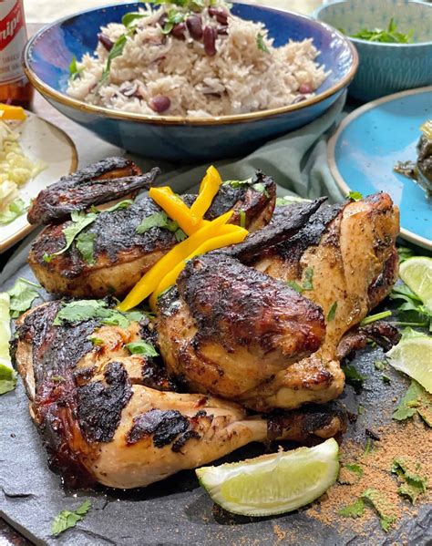 Originally inhabited by arawaks, it was visited by columbus in 1494 and settled by the spanish. Taste of Jamaica - Jamaican Jerk Chicken | Diana's Healthy ...