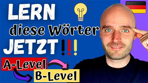 B Level Wortschatz Teil 2 B1 B2 Learn German Deutsch Lernen