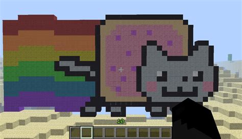 My Nyan Cat Pixel Art Minecraft Blog