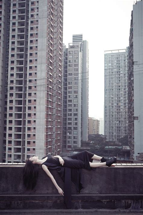 chongqing city fashion story 02 by matthieu belin via behance rooftop photoshoot