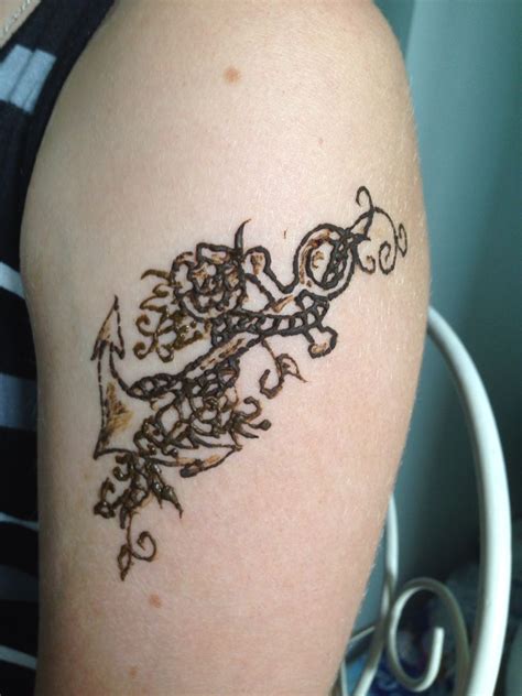 Anchor Henna Henna Henna Designs Infinity Tattoo