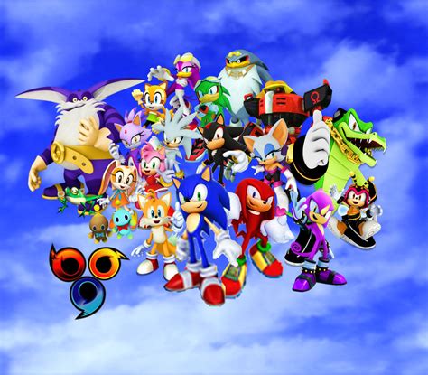 Sonic Heroes Sonic Riders Team Together By 9029561 On Deviantart