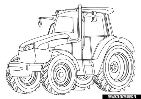 Kolorowanki Do Wydruku Traktory Z Przyczep Kolorowanki Traktory