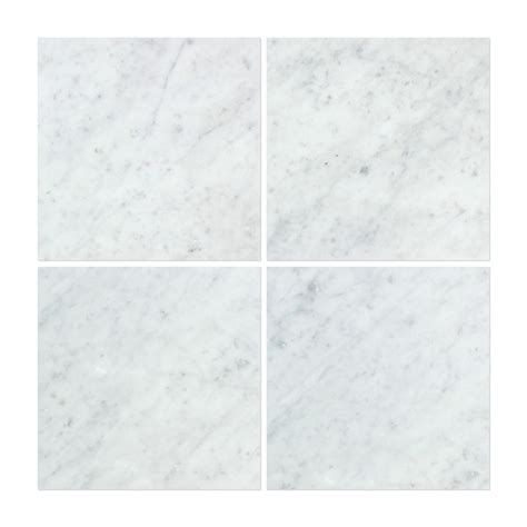 Bianco Carrara Marble Tile Carrara White Polished 12x12 Tilephile