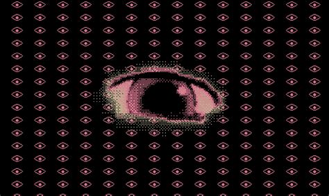 Purple And Black Eyes Print Wallpaper Serial Experiments Lain Anime