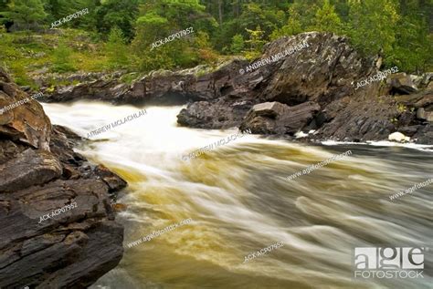River Aux Sables In Chutes Provincial Park Near Massey Ontario Canada