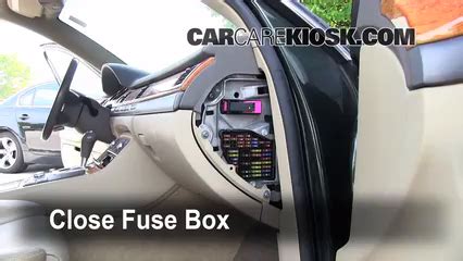 Maybe you would like to learn more about one of these? Interior Fuse Box Location: 2004-2010 Audi A8 Quattro - 2004 Audi A8 Quattro L 4.2L V8