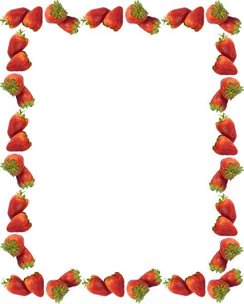 Strawberry Frame Stock Photos Pictures And Royalty Free