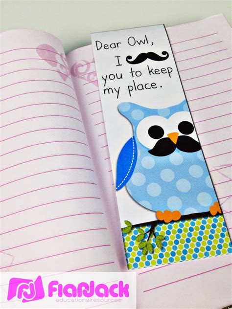 Bookmark Freebie With A Mustache Theme Classroom Freebies