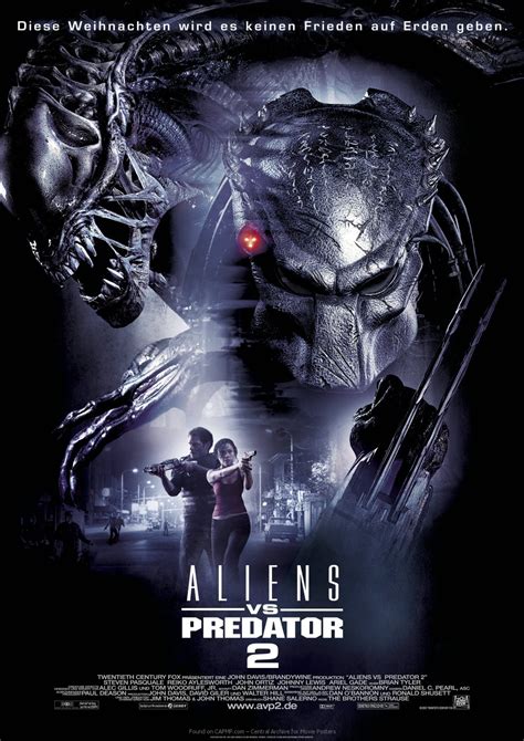 Predator franchise, also known variously as aliens vs. Movie Poster »Aliens vs Predator 2 - Requiem« on CAFMP