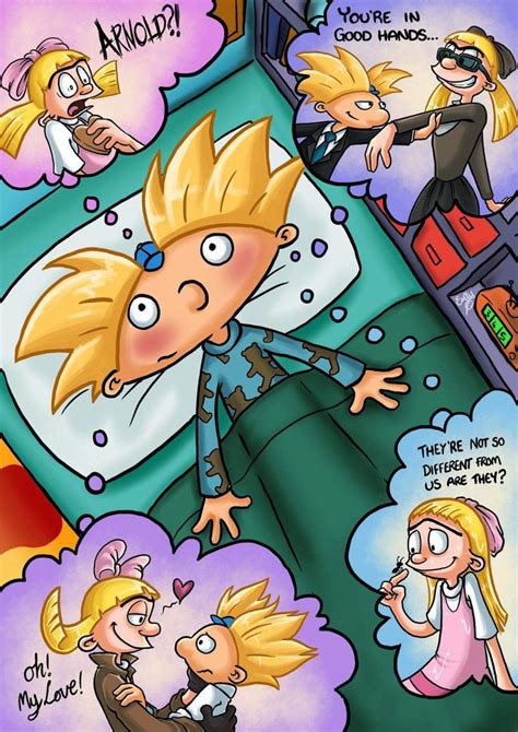 Thoughts Of Helga By Cowgirlem Hey Arnold Arnold And Helga Cool