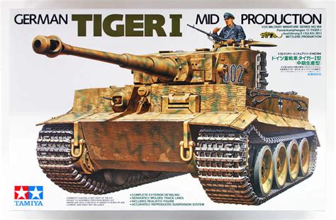 Tamiya 35194 German Tiger I Mid Production 135 Scale Kit Plaza Japan