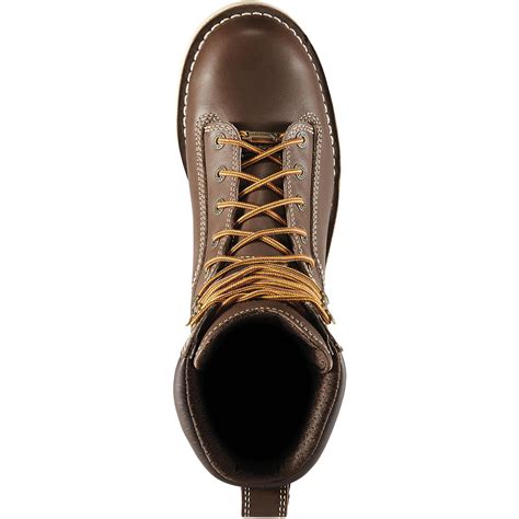 Danner Leather Quarry Usa 8in Wedge Gtx Boot In Brown Leather Brown