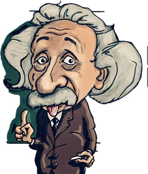 Einstein Dibujo Png Caricatura Albert Einstein Transparent Png Images