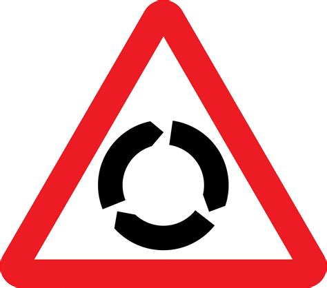 Roundabout Road Sign Road Traffic Warning We Do Safety Signs