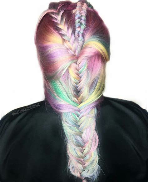 Pin By Nonie Chang On Dyed Hair Braided Hairstyles Tutorials Hair