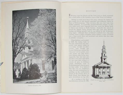 The History Of The Original Congregational Church Of Wrentham Compiled