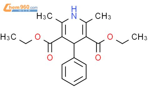1165 06 626 二甲基 4 苯基 14 二氢吡啶 35 二羧酸二乙酯化学式、结构式、分子式、mol 960化工网