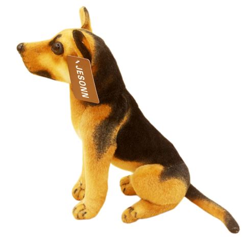 Buy Jesonn Lifelike Stuffed Animals Toys Sitting Dog Plush Shepherd