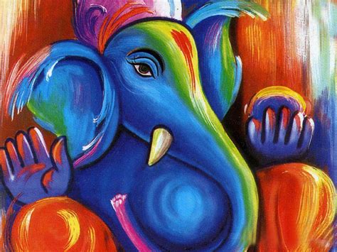 Ganesha Painting Wallpapers Top Free Ganesha Painting Backgrounds
