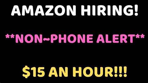 Amazon Hiring 15 An Hour Hurry Up And Apply It Will Not Last