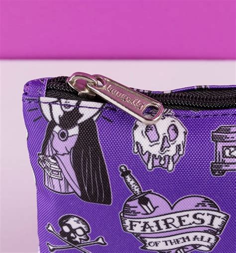 Loungefly Disney Villains All Over Print Nylon Pouch