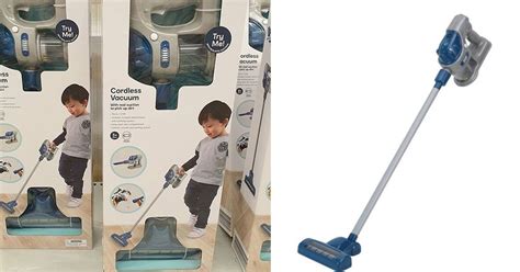 A Toy Vacuum Cleaner With Real Suction For Kids So They Could Actually