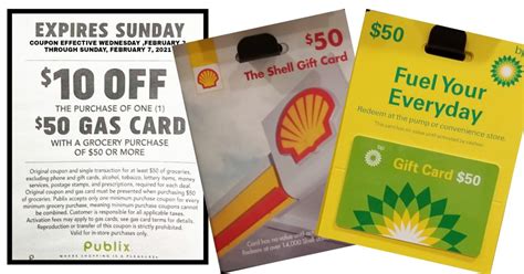 With some of the best gas credit cards offering 3% to 5% back on gas purchases, you can easily earn $100 or more in rewards just by fueling up with the right card. -$10 off $50 Gas Card wyb $50 or more Grocery Purchase (valid 2/3 to 2/7 or 2/4-2/7 for some)