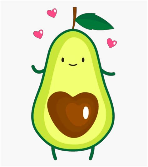 Learn To Draw Cute Avocados Easy Easy Drawings Dibujos Faciles Sexiz Pix